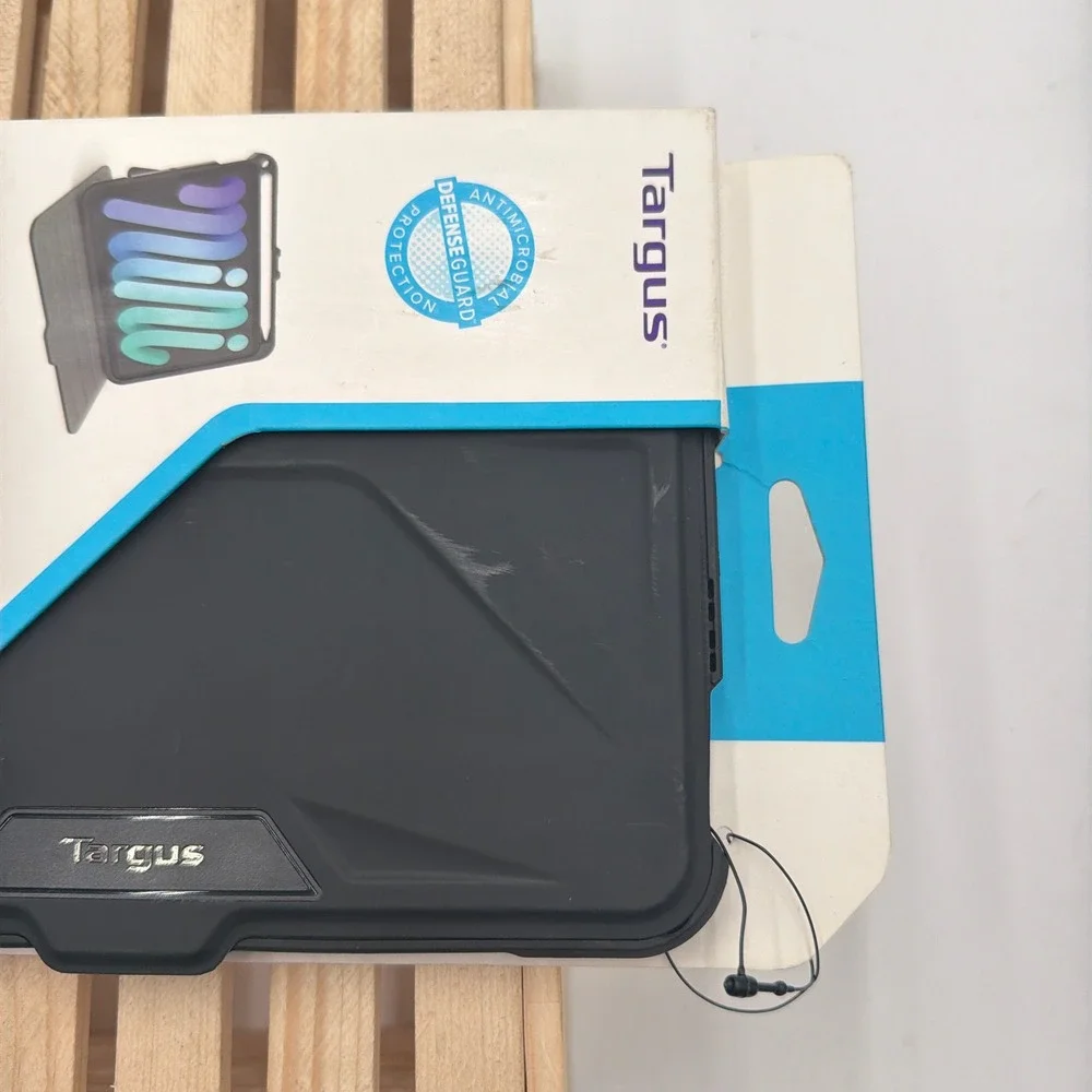 Targus Case Pro-Tek Antimicrobial Drop Protection Black iPad mini 6 NWT
